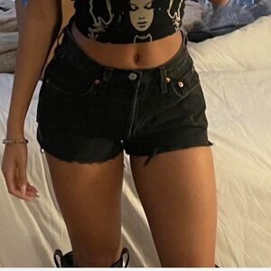 Black Levi shorts